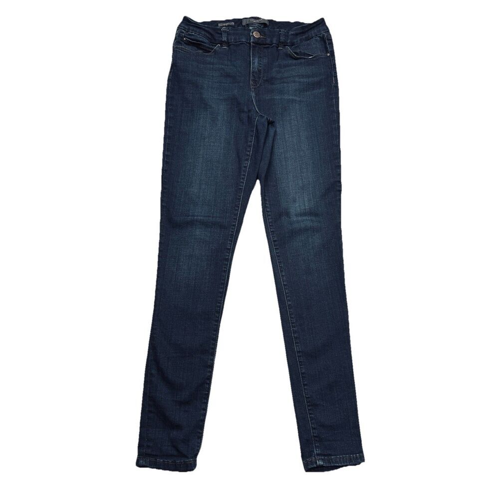 The Limited Skinny Jeans 12 L (31x31) Dark Wash Blue Denim Super Stretch Womens